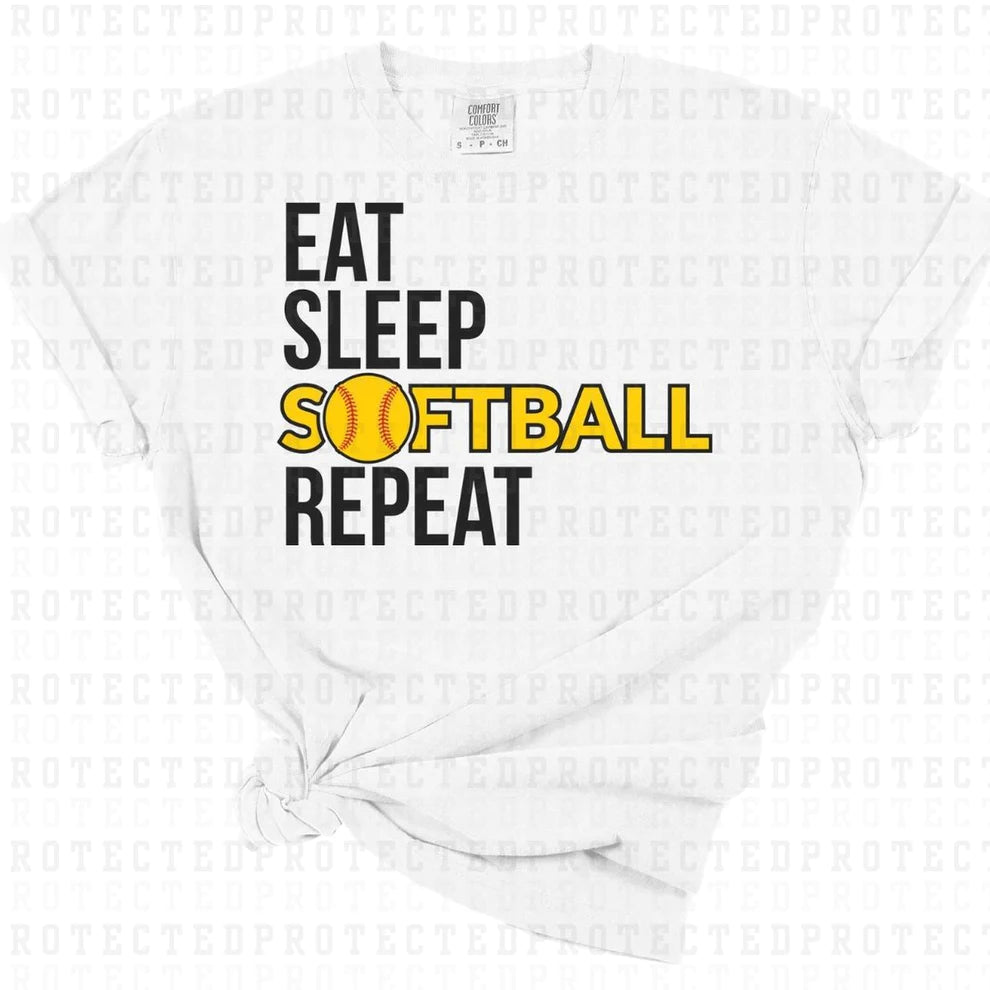 Eat, Sleep, Softball Repeat