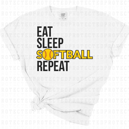 Eat, Sleep, Softball Repeat
