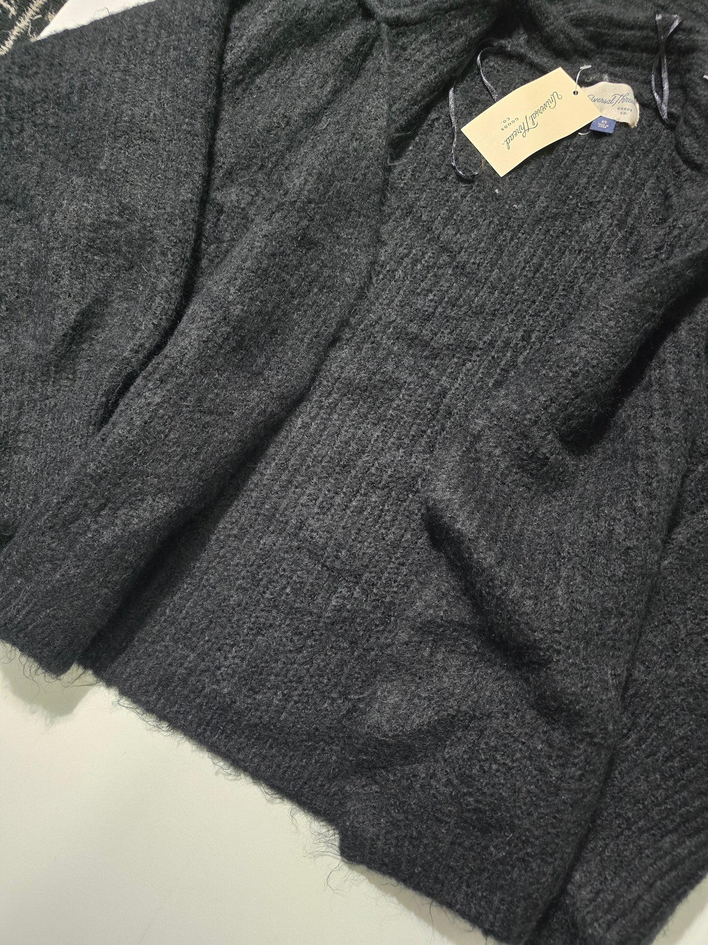 Cardigan Sweater with built in scarf