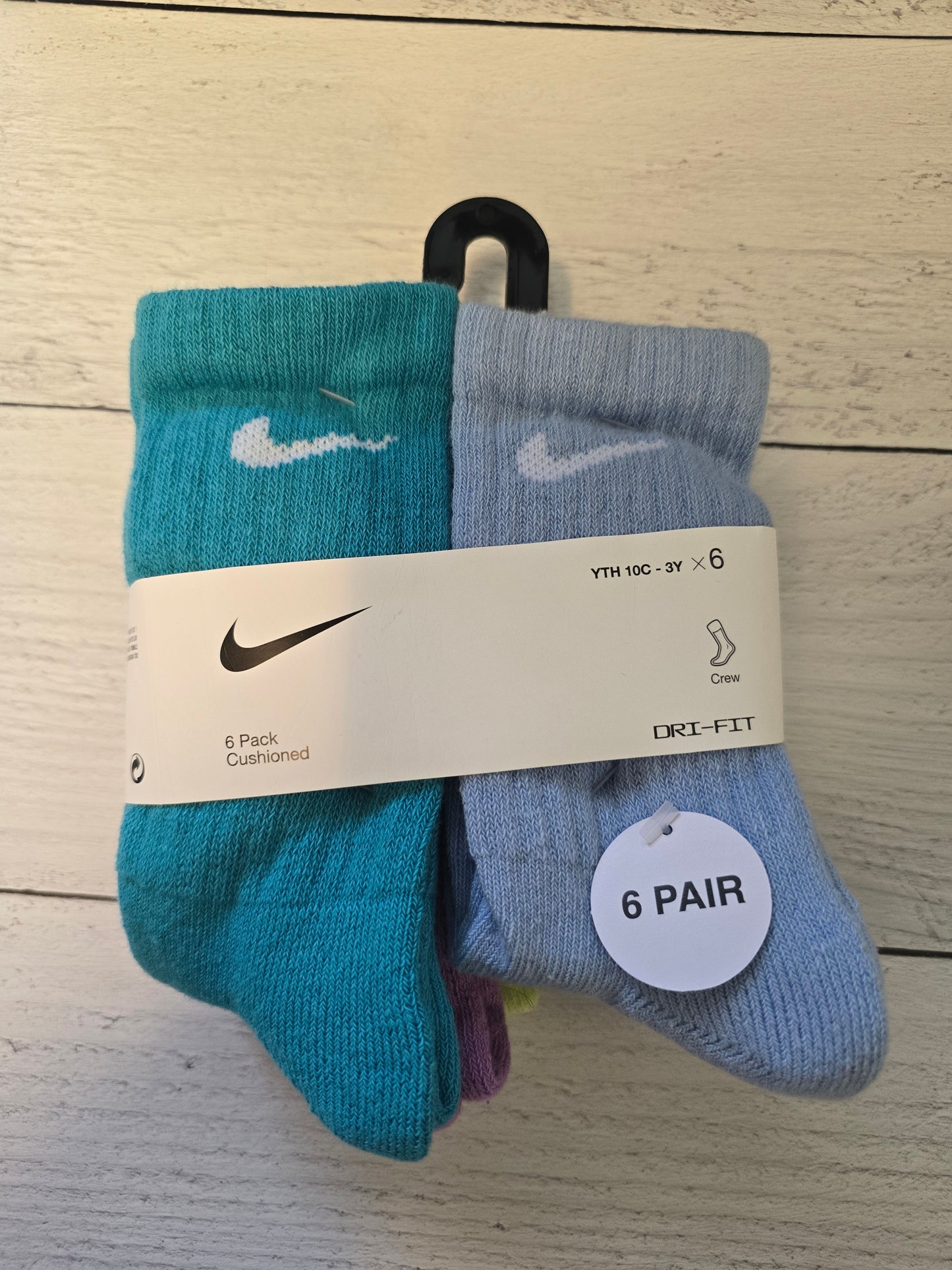 6 pack youth socks