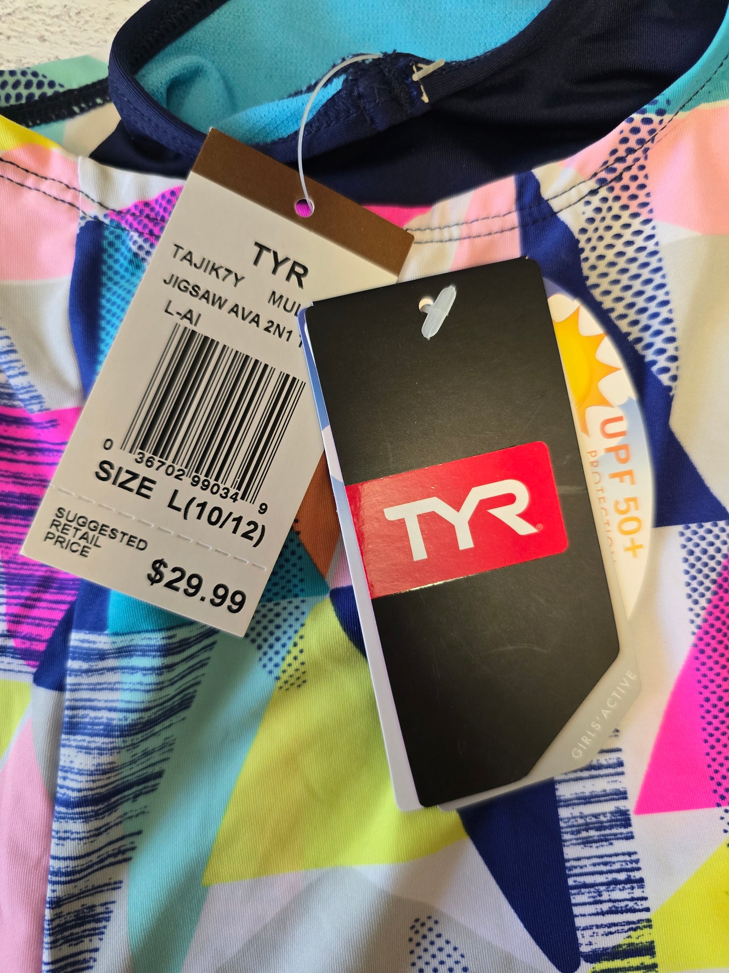TYR Girls Swim Top